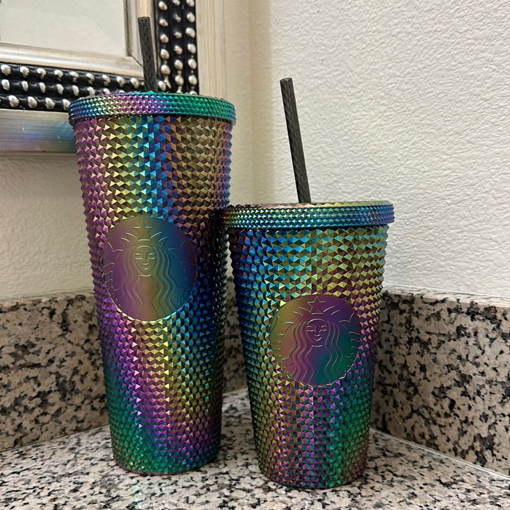 Starbucks Halloween Oil Slick Tumblers, Venti & Grande size